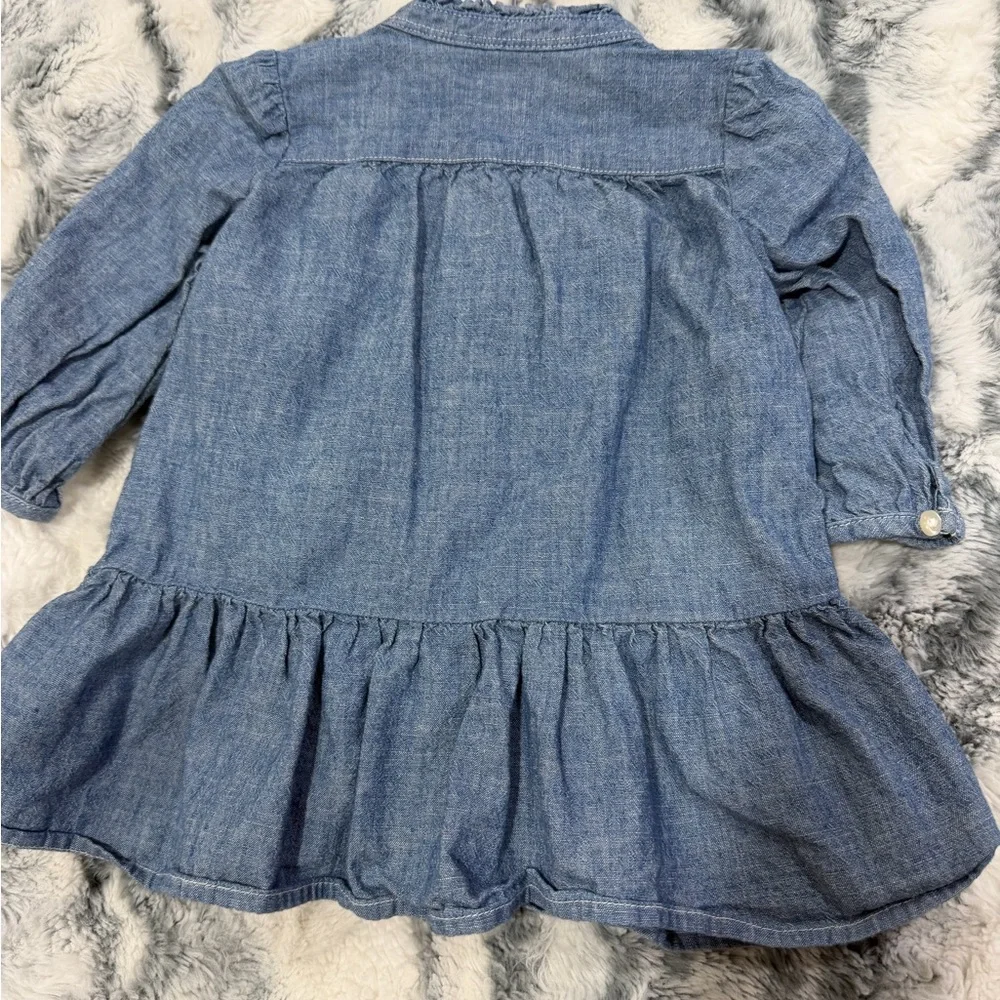 Ralph Lauren Blue Denim Diaper Cover Set